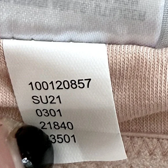 NWT Jenni On Repeat Wide Band T-Shirt Bralette With Lace Trim In Beige Size Med - Picture 6 of 8